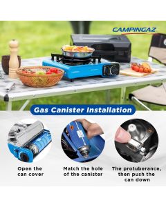 Camp Bistro Stainless-Steel High Power Single Burner Camping Stove