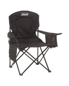 Coleman Quad Chair with Cooler Black